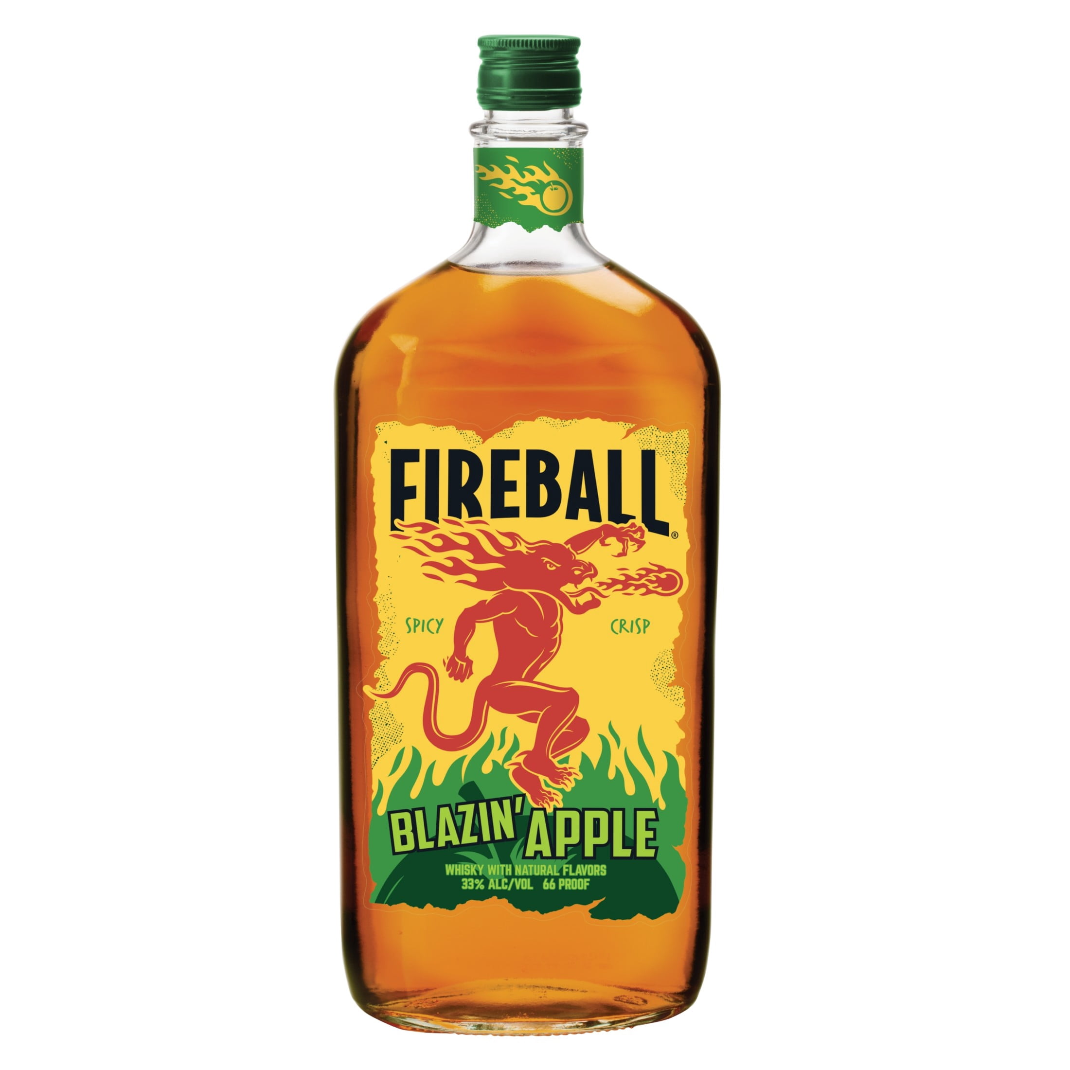 Fireball Blazin Apple Cinnamon Whisky, 750ml 66 Proof - Walmart.com