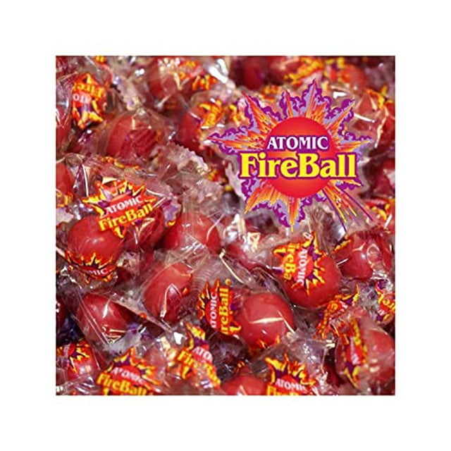Fireball Candy Bulk 4 LB Red Hot Jawbreaker Candy Cinnamon Hard