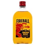 Fireball Cinnamon Whiskey, 375ml Plastic Bottle, 33% Alcohol