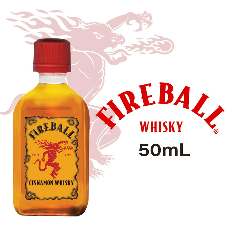 Feuerball Gürtelhalfter, 50ml Red Hot Cinnamon Whisky Nipper