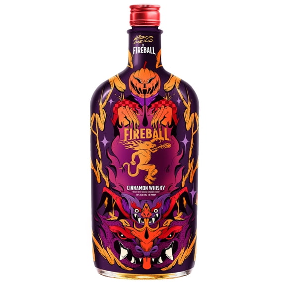 Fireball Cinnamon Whiskey, 750ml Bottle, 33% Alcohol