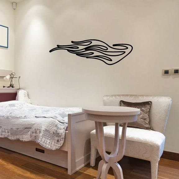 Fireball Ghost Flames Car Decal - Vinyl Decal - Wall Decal - CF144 - 36 Inches