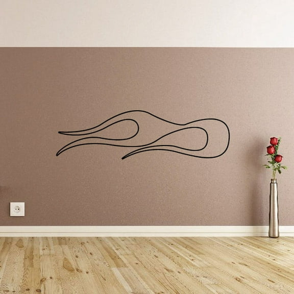 Fireball Ghost Flames Car Decal - Vinyl Decal - Wall Decal - CF249 - 36 Inches