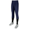 thumbnail image 1 of Fireball Low-Rise Fastpitch Softball Pants, Girls' Small, Navy, 1 of 5