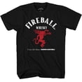 thumbnail image 1 of Fireball Mens Cinnamon Whisky Shirt Cinnamon Whisky Logo Shirt Graphic Shirt, 1 of 5