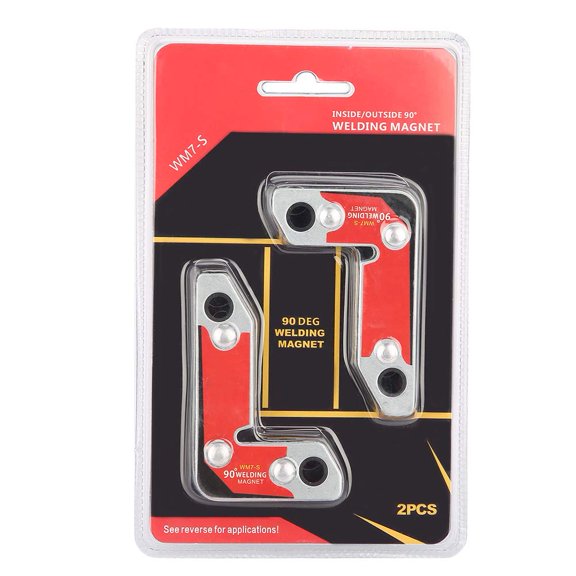 Fireball Set 2Pcs Inside Outside Magnet Welding Clamp Magnetic Holder Fixer Welder Tool 30 60 90 Degree