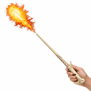 Fireball Shooting Magic Wand Incendio Wands Cosplay Costume Accessories for Birthday Party Gift White