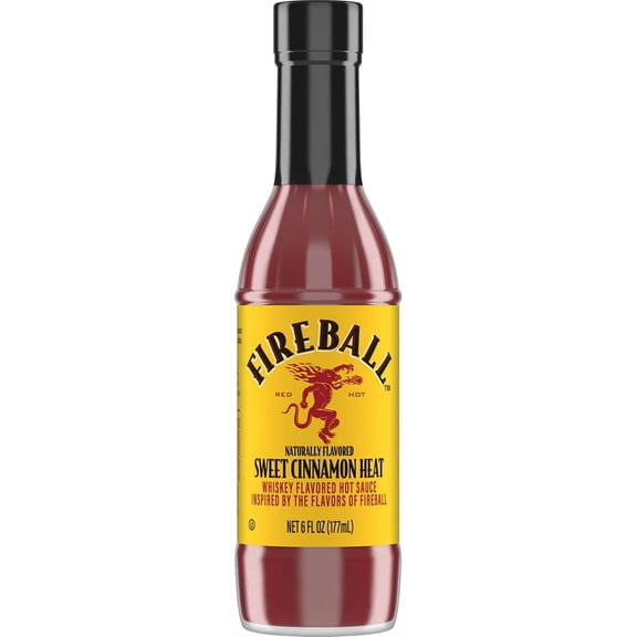 Fireball Sweet Cinnamon Heat Whiskey Flavored Hot Sauce