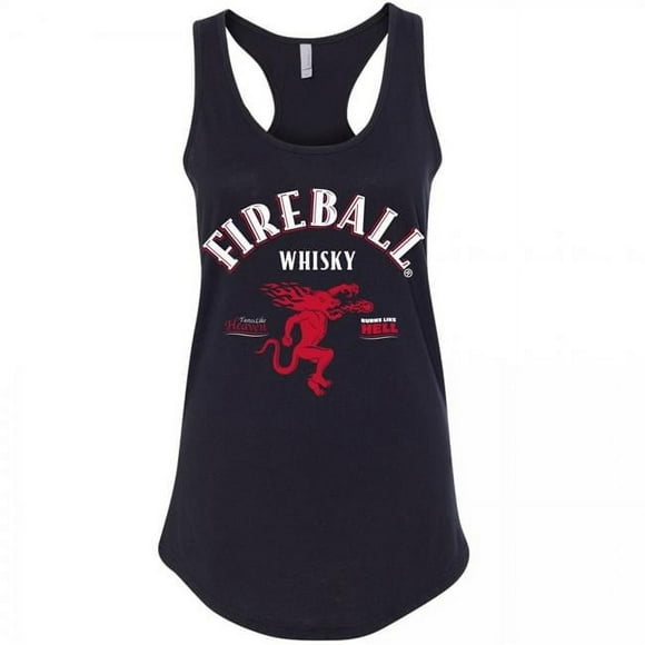 Fireball Whiskey 858399-xlarge Fireball Whisky Womens Racerback Tank Top - Extra Large
