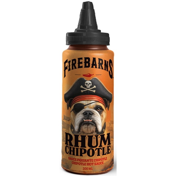 Firebarns Rhum Chipotle Hot Sauce