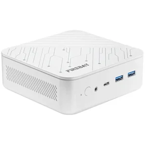 Firebat AM02 Barebone Mini PC With AMD Ryzen 7 H255(Upgraded 8745HS) 8C/16T(Up to 54W), 0GB RAM 0GB SSD, WiFi6 BT5.2, Dual 1G LAN, Triple 4K Display, Portable Desktop Computer