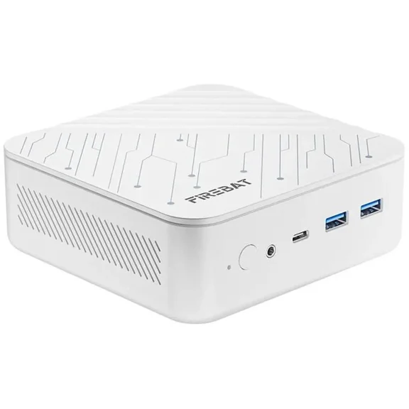 Firebat AM02 Barebone Mini PC With AMD Ryzen 7 H255(Upgraded 8745HS) 8C/16T(Up to 54W), 0GB RAM 0GB SSD, WiFi6 BT5.2, Dual 1G LAN, Triple 4K Display, Portable Desktop Computer