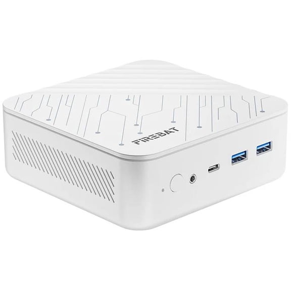 Firebat AM02 Mini PC With AMD Ryzen7 H255(Upgraded 8745HS) 8C/16T(Up to 54W), DDR5 16GB RAM (Upgradable)512GB SSD, WiFi6 BT5.2, Dual 1G LAN, Triple 4K Display, Windows11 Portable Desktop Computer