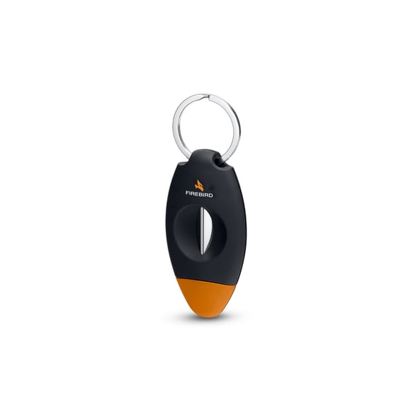 Firebird Viper V-Cut Cigar Cutter (Black + Orange)