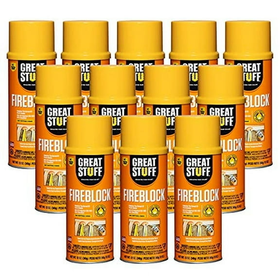 Fireblock Gap Filler | Insulating Foam Sealant, 12 oz. Orange (12 Pack)$$Electronics Accessories