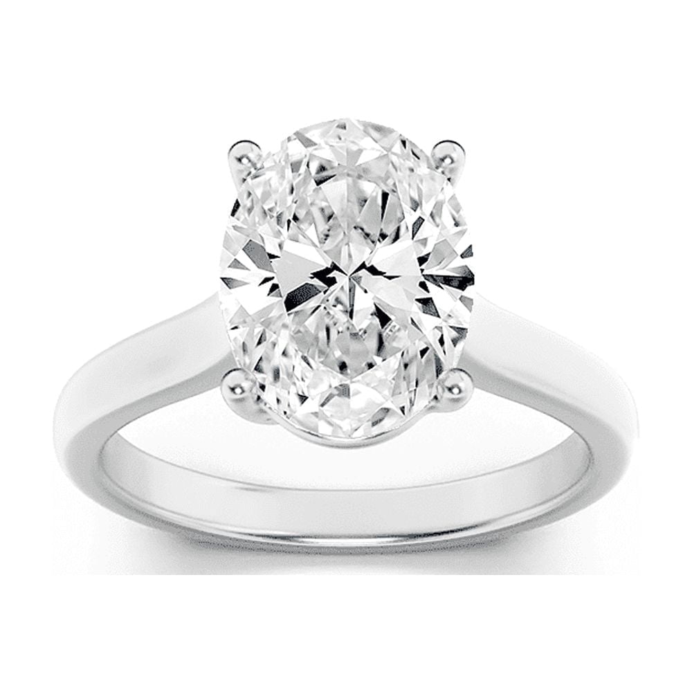 FireBorn Diamonds Fireborn IGI Certified Oval-Shaped Diamond Engagement Ring For Women, Cathedral… — $806.25 (34% off)