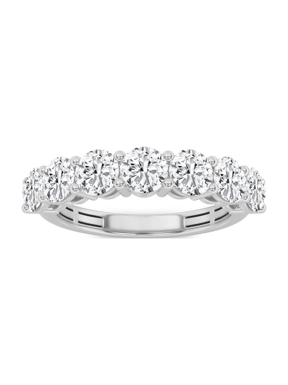IGI Certified Fireborn Round Lab Grown Diamond (F/VS ) Band Ring in 14K Gold