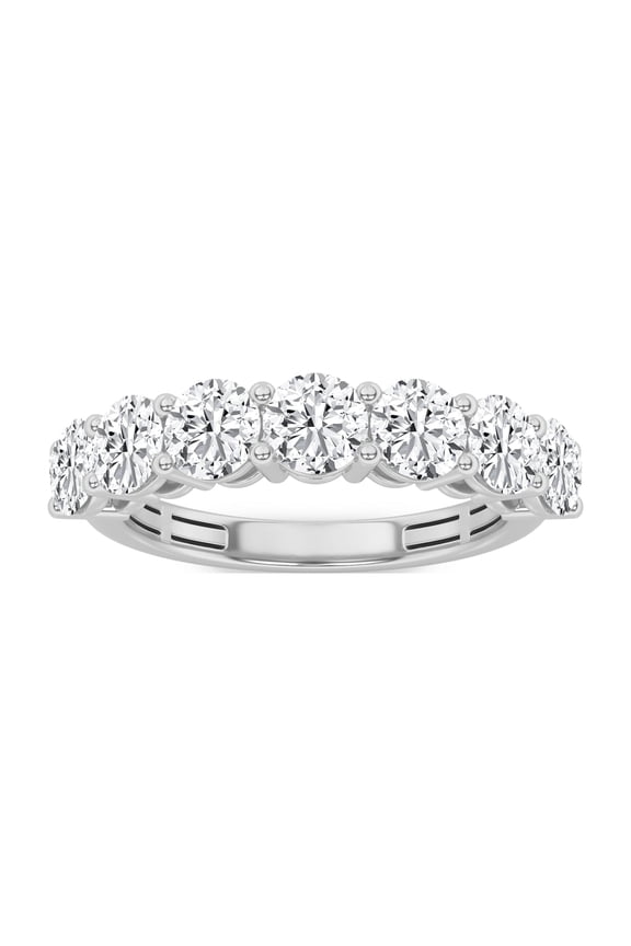 - Round Lab Grown Diamond (F/VS ) Band Ring in 14K Gold