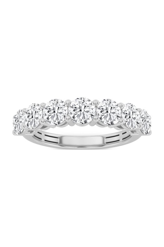 - Round Lab Grown Diamond (F/VS ) Band Ring in 14K Gold