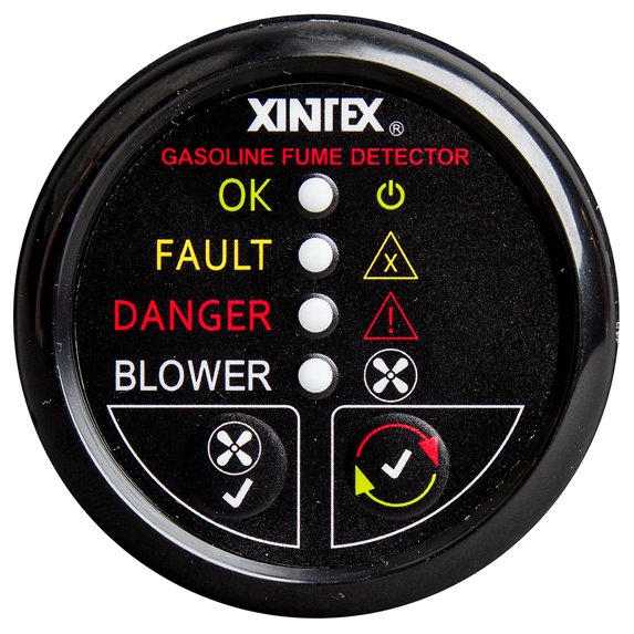 Fireboy G-1BB-R 1-Channel Gasoline Fume Detector with Sensor & 10 Amp Relay to Start Blower