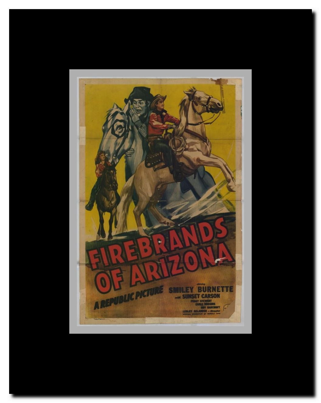 Firebrands of Arizona Framed Movie Poster