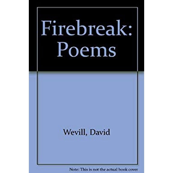 Pre-Owned Firebreak : Poems (Hardcover) 9780333123560
