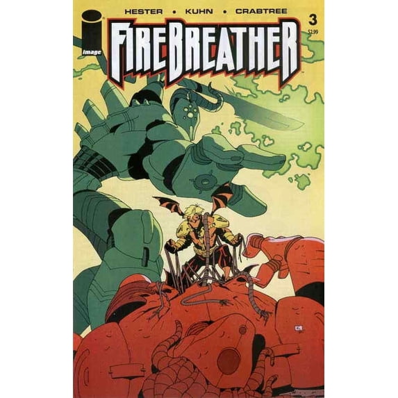 Firebreather (2nd Series) #3 VF ; Image Comic Book