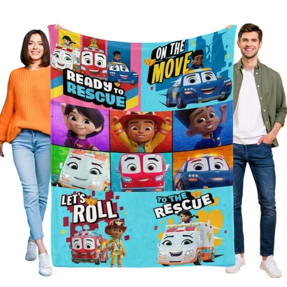 Firebuds Blanket for Boys Girls Lightweight Kids Throw Blanket Cute Soft Blankets Flannel Plush Blankets Gifts 30x40in