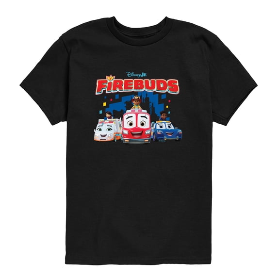 Disney Junior Firebuds - Character Group Toddler Short Sleeve Graphic T-Shirt