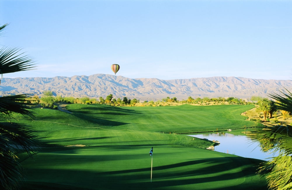 Firecliff Golf Course Desert Willow Golf Resort Palm Desert Riverside County California USA Canvas Art - Panoramic Images (36 x 12)