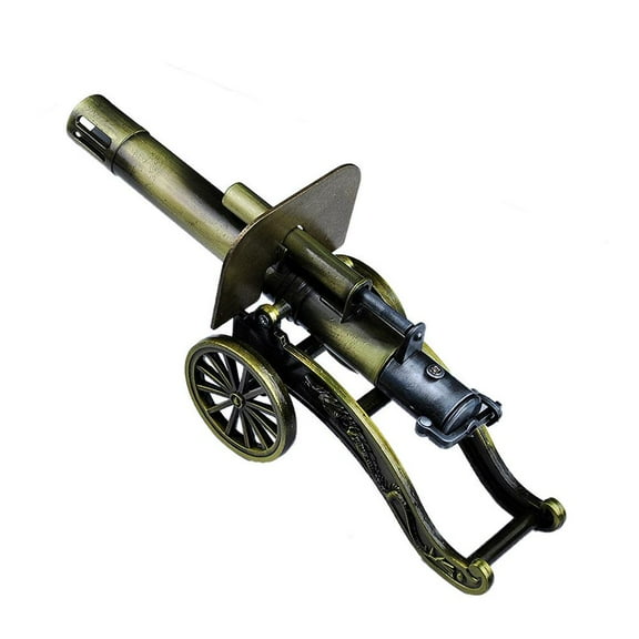 Firecracker Artillery Cannon Mini Cannon Model Collection Ornament For Desktop Decorating And Collectibles Ideal For Home Display