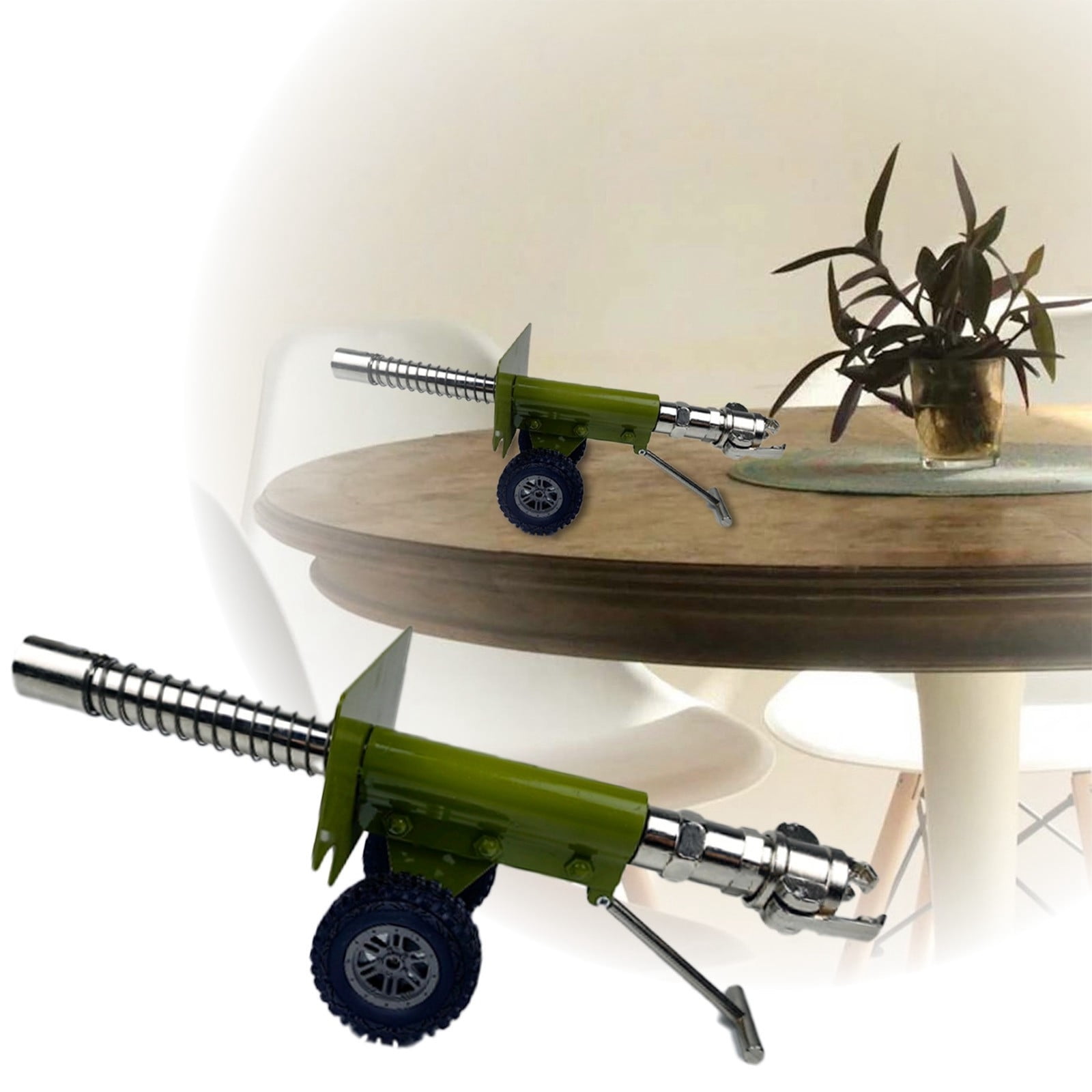 Firecracker Cannon, 2024 New Mini Stainless Steel Cannon Model, Firecracker Launcher Model for