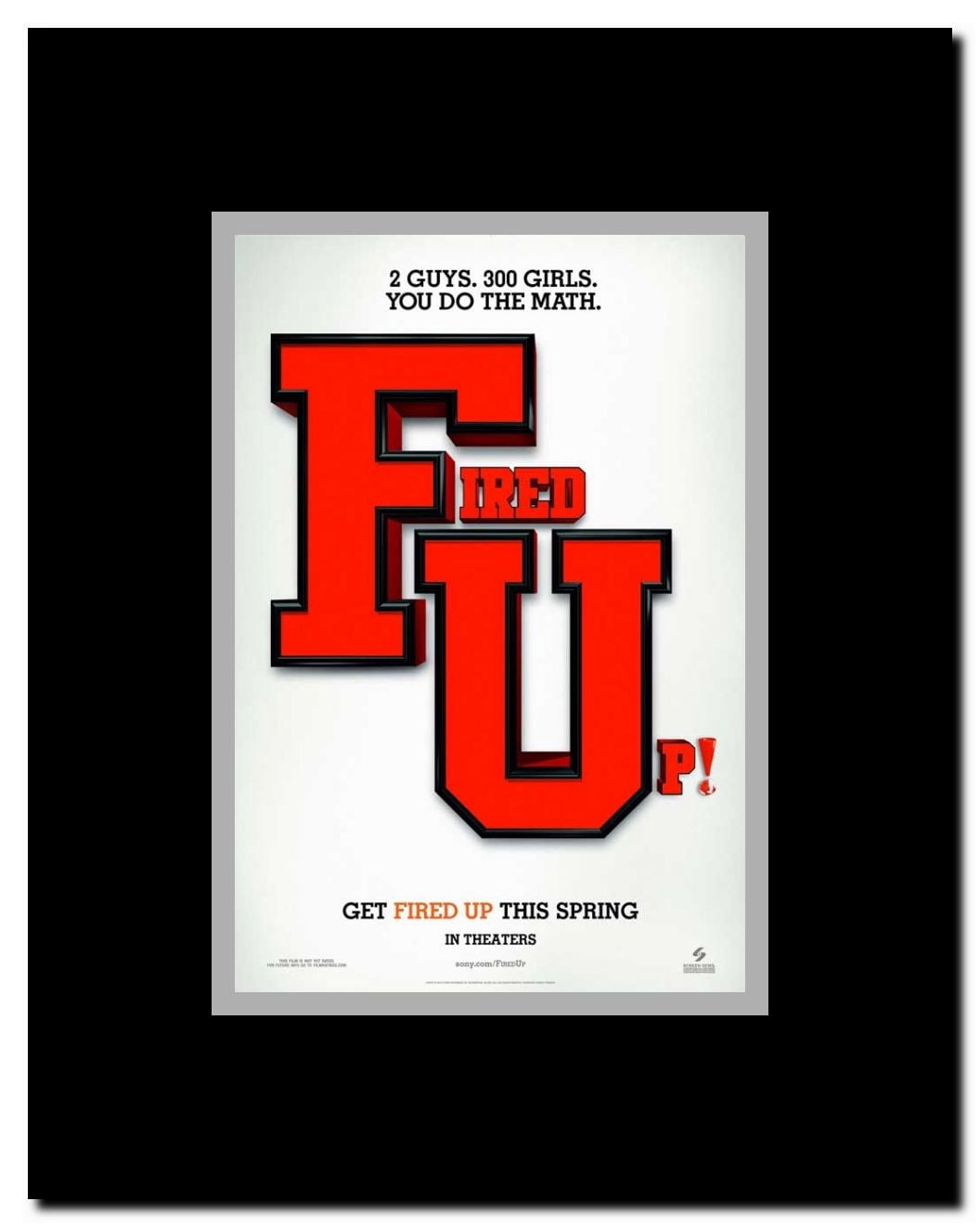 Fired Up Framed Movie Poster