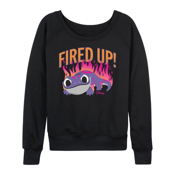 Fired Up - Ladies French Terry Long Sleeve Shirt