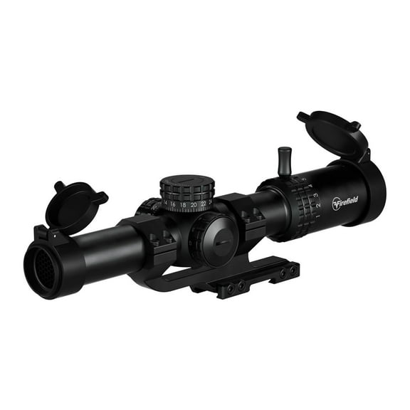 Firefield RapidStrike 1-10x24 Shockproof, Fogproof, and Water-Resistant Riflescope Kit with BDC Reticle, Locking Turrets, and Multi-Coated Optics (Black)