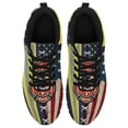 thumbnail image 1 of Firefighter American Flag Running Shoes Sneakers Mesh Black Size 11, 1 of 5