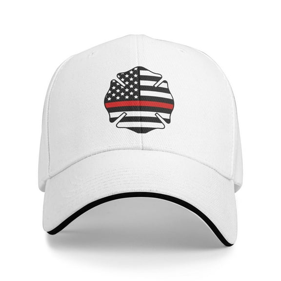 Firefighter Badge Fire Department Usa Flag Men Women Sandwich Cap Classic Baseball Capunisex Adjustable Casquette Dad Hat