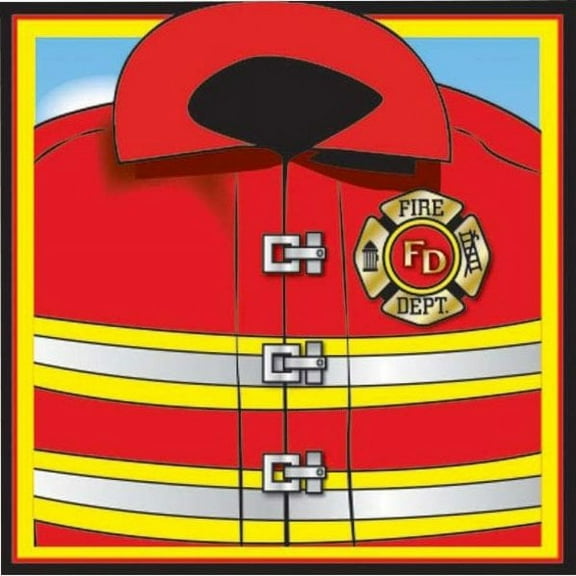 Firefighter Beverage Napkins (16 Count)