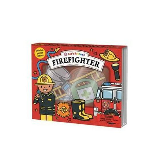 Pre-Owned Let's Pretend: Firefighter Set: With Fun Puzzle Pieces (Board book) 0312519060 9780312519063