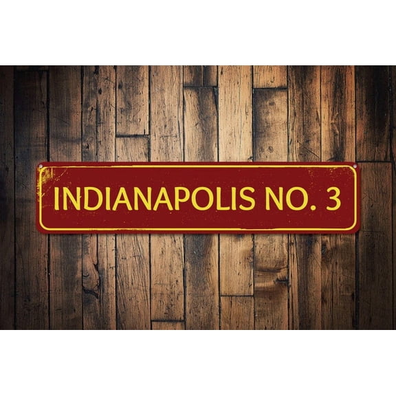 Firefighter City Number Sign Firehouse Decor Custom Fireman Sign Fire Station Man Cave Sign - Decorations - Size: 16 x 4 Inches