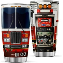 Firefighter Coffee Tumbler Tumblers 20 Oz Firefighters Mugs Double Walled Stainless Mug Travel Cup Gifts For Adults Teens Men Him On Retirement Fathers Day Birthday Party