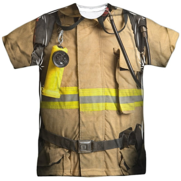 - Firefighter Costume - Short Sleeve Shirt - XX-Large
