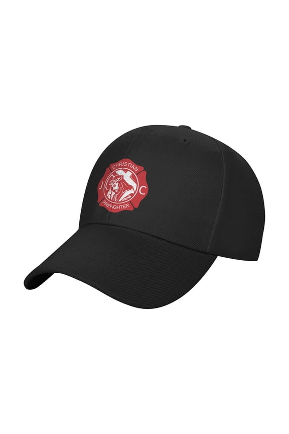 Firefighter Cross Jesus Christ Sandwich Cap Unisex Adjustable Adult Baseball Caps Casquette Hats Flat Cap