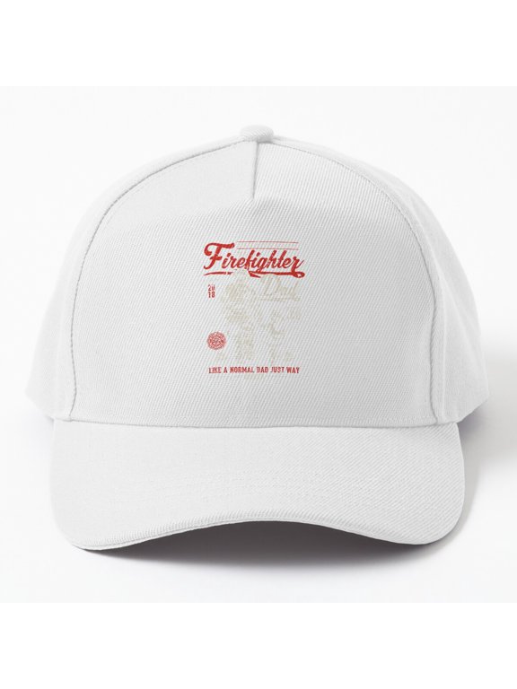Firefighter Dad Baseball Hat, Father's Day Family Appreciation Graphic Design, Classic Cap