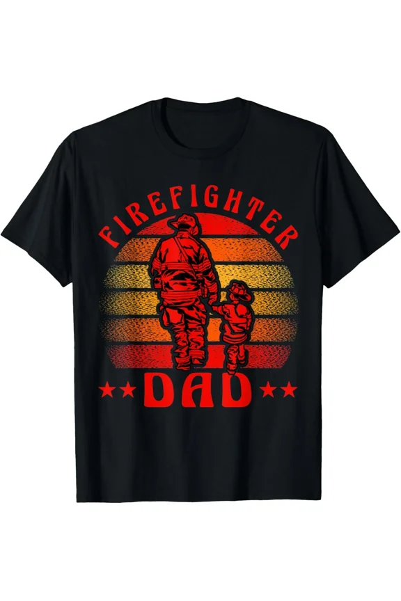 Firefighter Dad T-Shirt
