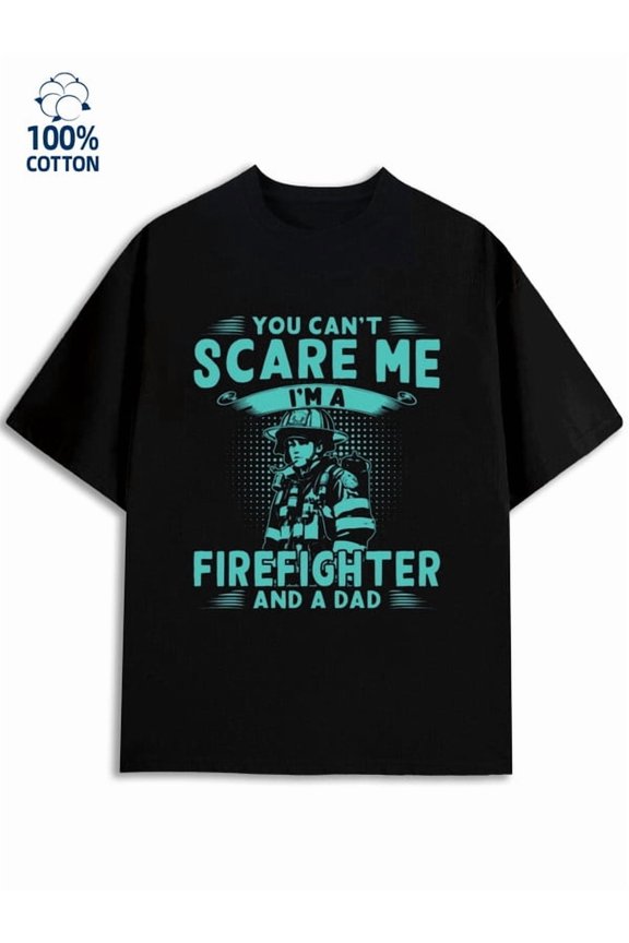 Firefighter Dad Tee mens funny humor 180G 100% Cotton black sixty years old wife Vintage Unisex Shirt Cotton tshirts Classic Unisex Shirt Graphic tshirts