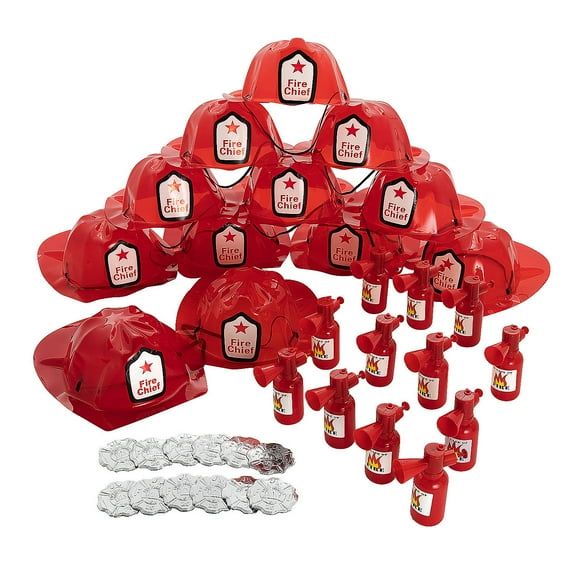 Firefighter Dress Up Kit for 12 - 36 Pieces