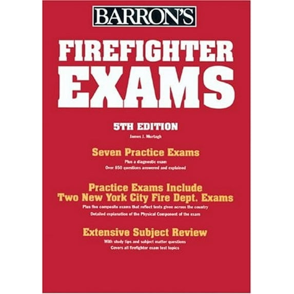 Pre-Owned Firefighter Exams (Paperback) 0764124056 9780764124051