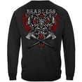 thumbnail image 1 of Firefighter Fearless Firefighter 100% Cotton Black Long Sleeves T-Shirt XX-Large, 1 of 1
