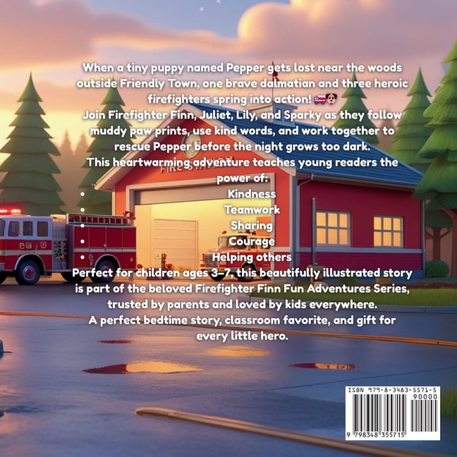 Firefighter Finn and the Great Forest Paw-Print Trail!, (Paperback)
